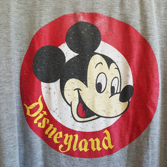 Mickey Mouse Disneyland red stripe tee - Picture 2 of 4